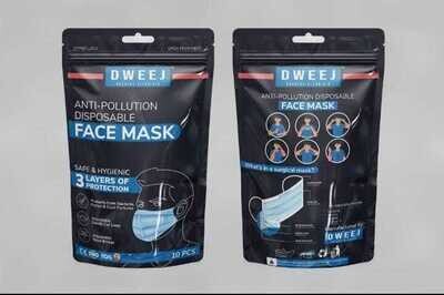 3ply Surgical Mask 10s Pouch ( Pack of 10)