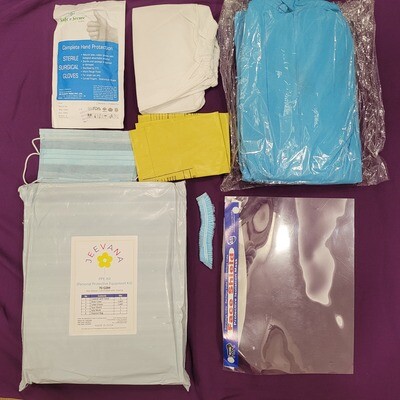 JEEVANA PPE Kit - 70GSM Blue