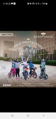Kid&#39;s N95 Mask ISI Certified -Aerofusion (Pack of 20)
