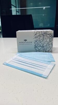 Aerofusion 3ply Mask - Soft Loop Box of 50s