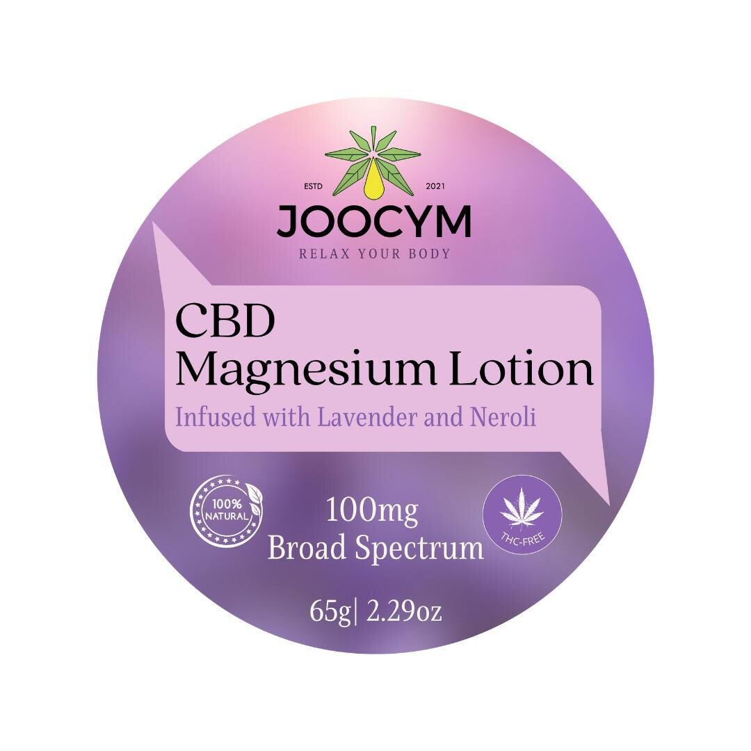Lavender Magnesium CBD lotion - 100mg