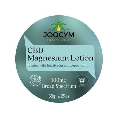Eucalyptus Magnesium CBD lotion - 100mg