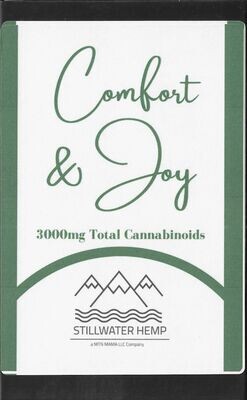"Comfort & Joy" (formerly 1500mg CBD 1500 CBG Tincture)