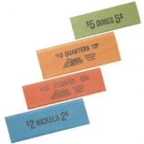 Flat Coin Wrappers - Box of 1,000