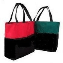 Gusseted Tote Bag - 10 oz. Colored Canvas - 15"h x 13"w x 2"d