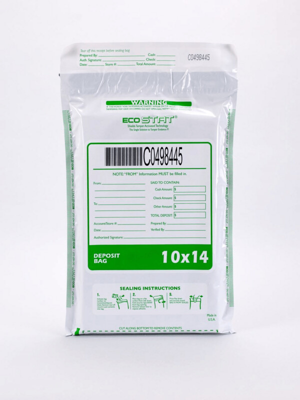 Tamper-Evident Bags - Currency - 10 x 14"