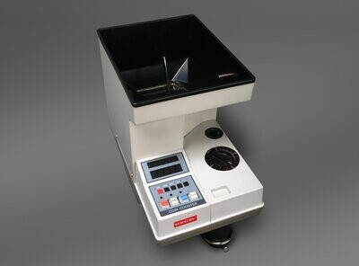 Semacon S-140 Table Top Portable Electric Coin Counter with Batching/Packaging/Offsorter/Lg Hopper