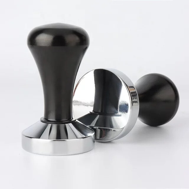 Espresso Tamper Stainless Steel with Aluminum Handle, Size: 53mm