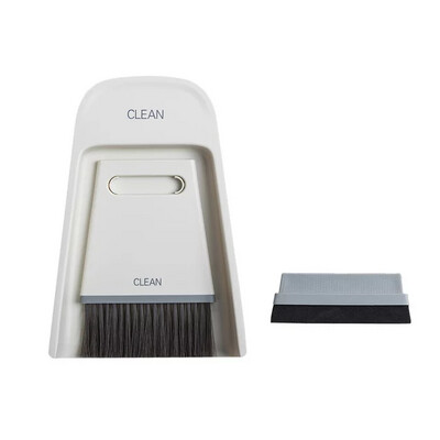 Table Top Cleaning Brush &amp; Dust Collector, Color: White