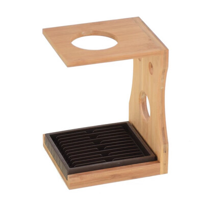 Bamboo Pour Over Coffee Dripper Stand