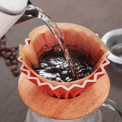 V60 Dripping Funnel Ceramic with Rose Wood Ring