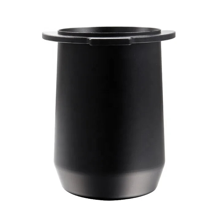 Espresso Dosing Cup Aluminum 54mm, Color: Black
