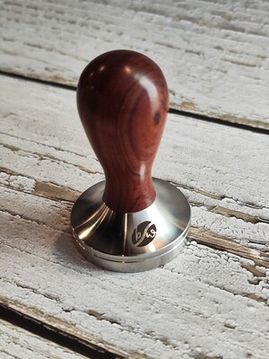 Espresso Tamper Stainless Steel with Wooden Handle