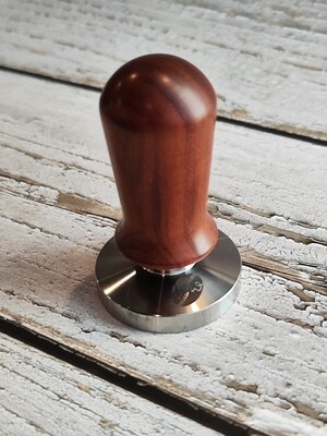 Calibrated Espresso Tamper Stainless Steel with Wooden Handle