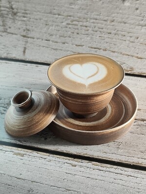 Creative Ceramic Cup with Saucer 150ml