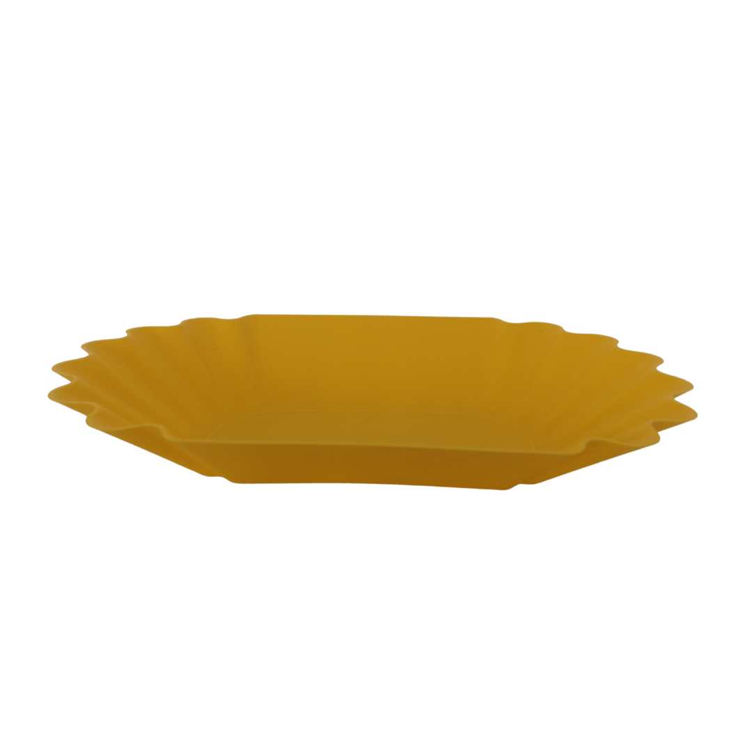 Coffee Cupping Plate - Yellow