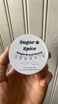 Sugar & Spice Gingerbread Honey, 2 ounce jar
