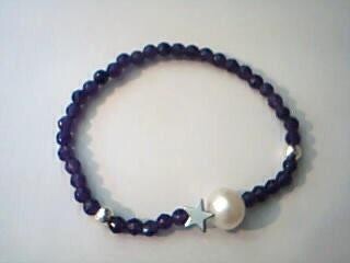 Pulsera con Perla y Amatistas