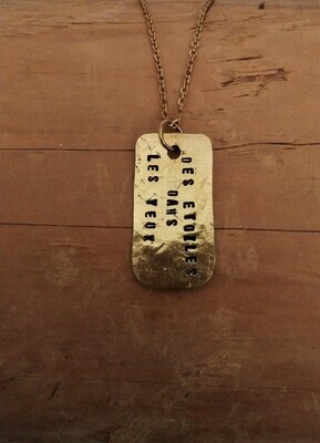 Collier &quot;DES ETOILES DANS LES YEUX&quot;