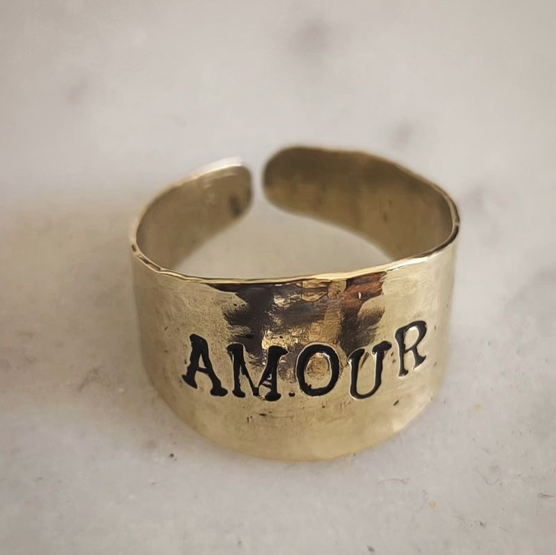Bague &quot;AMOUR&quot;