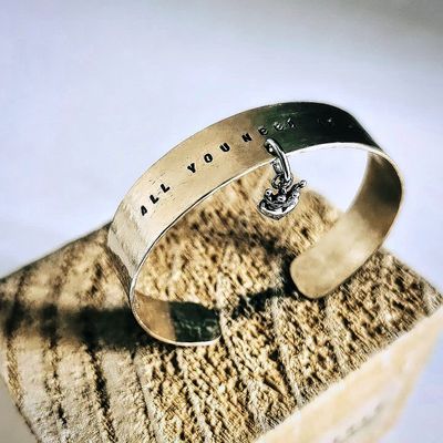 Bracelet jonc &quot;ALL YOU NEED IS LOVE&quot;