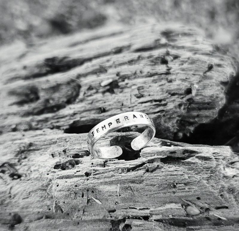 Bague &quot;TEMPERANCE&quot; collection Tarot