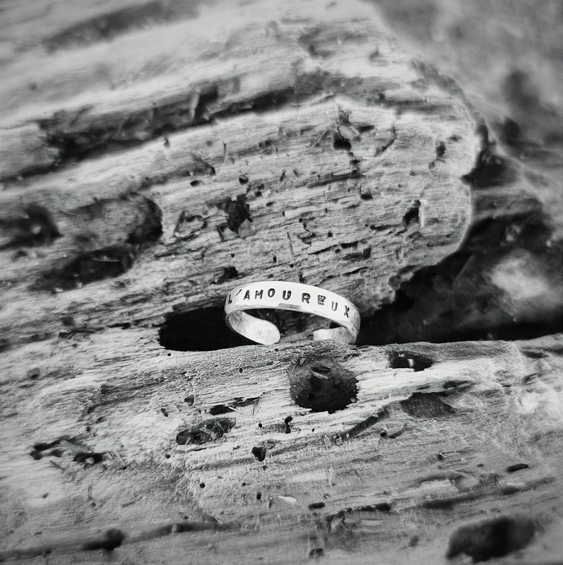 Bague &quot;L&#39;AMOUREUX&quot; collection Tarot
