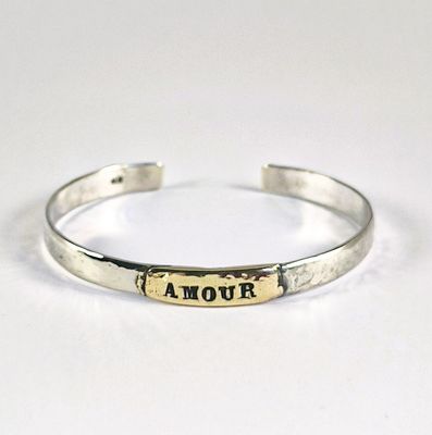 Bracelet jonc "AMOUR"