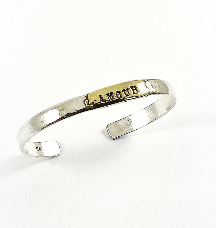 Bracelet jonc "AMOUR"