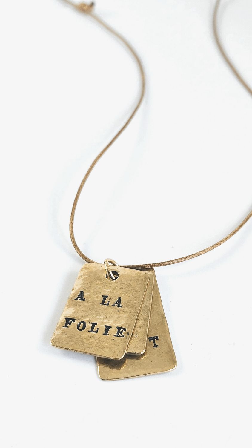 Collier "A LA FOLIE"