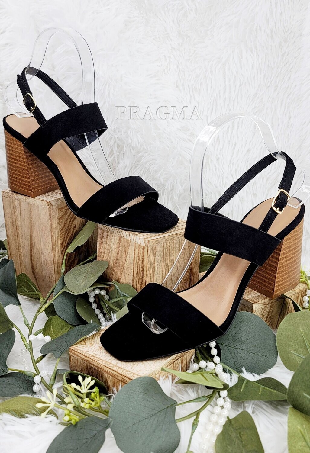 LYSSA-BLACK SUEDE