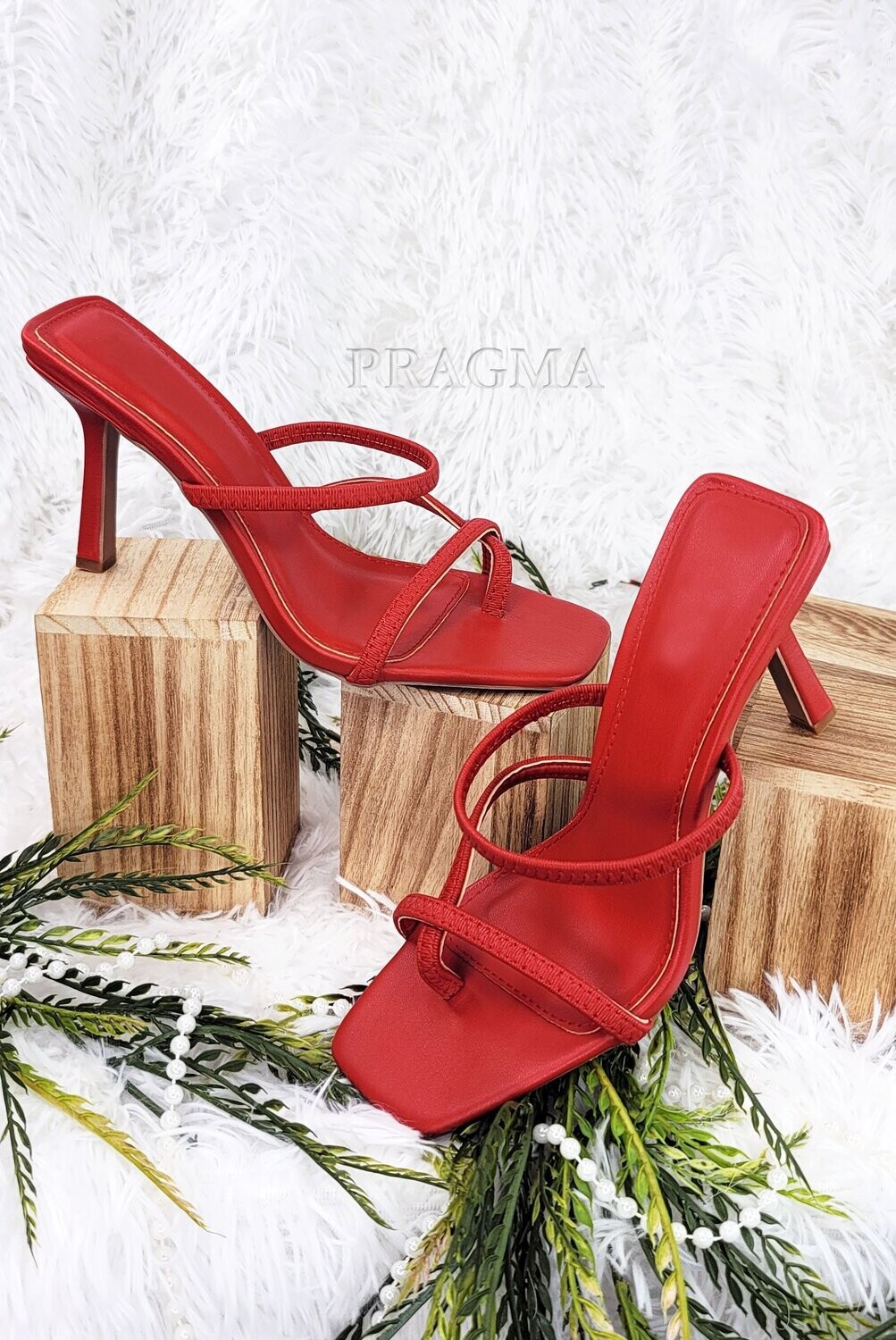 IRAIA RED STRETCH PU