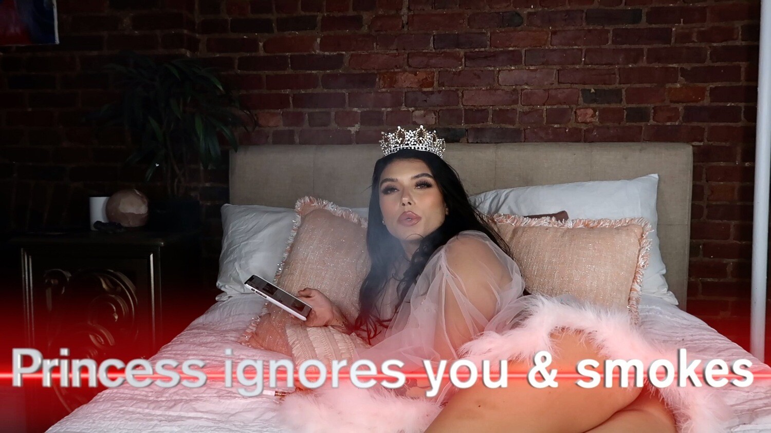 Princess Ignores You and Smokes