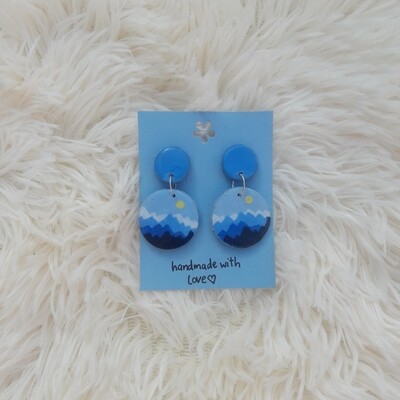 sunset earrings