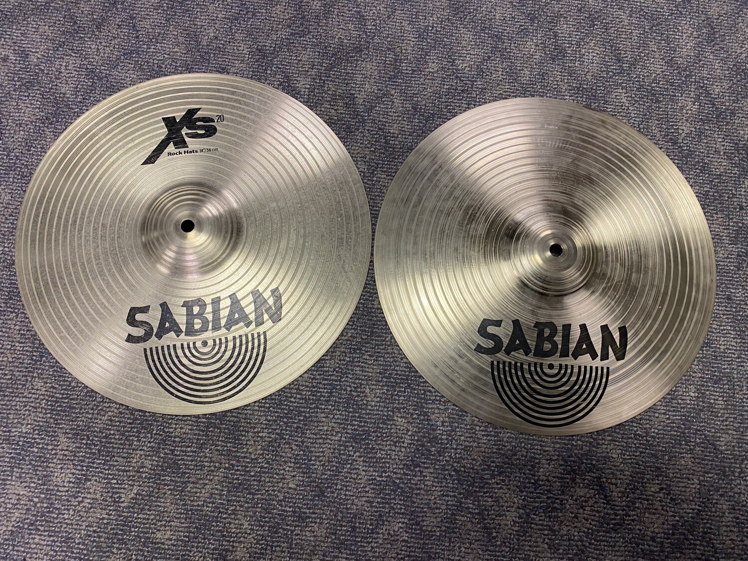 14" Sabian XS RockHi Hats