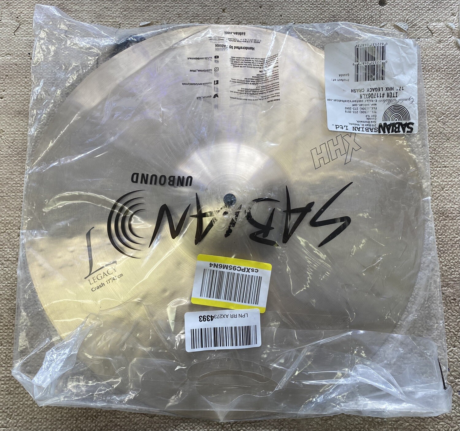 17" Sabian HHX Legacy Crash