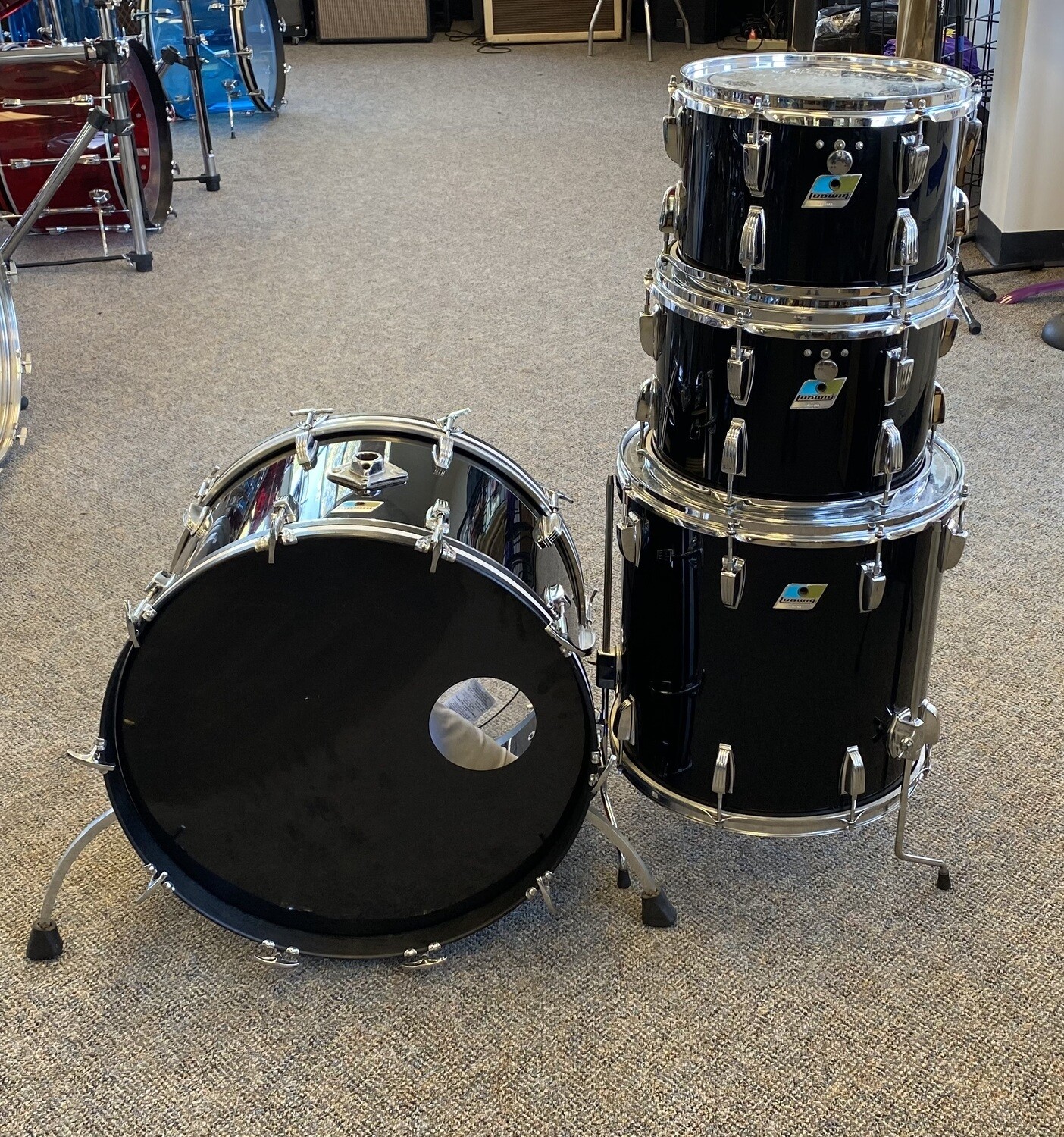 70's Ludwig Vistalite Set