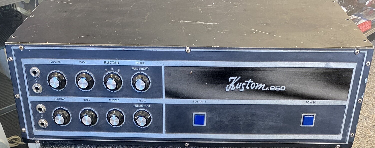 70s Kustom 250 Bass Amp Head