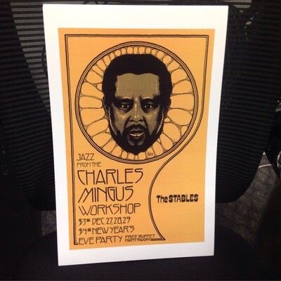 Dennis Preston Charles Mingus Poster