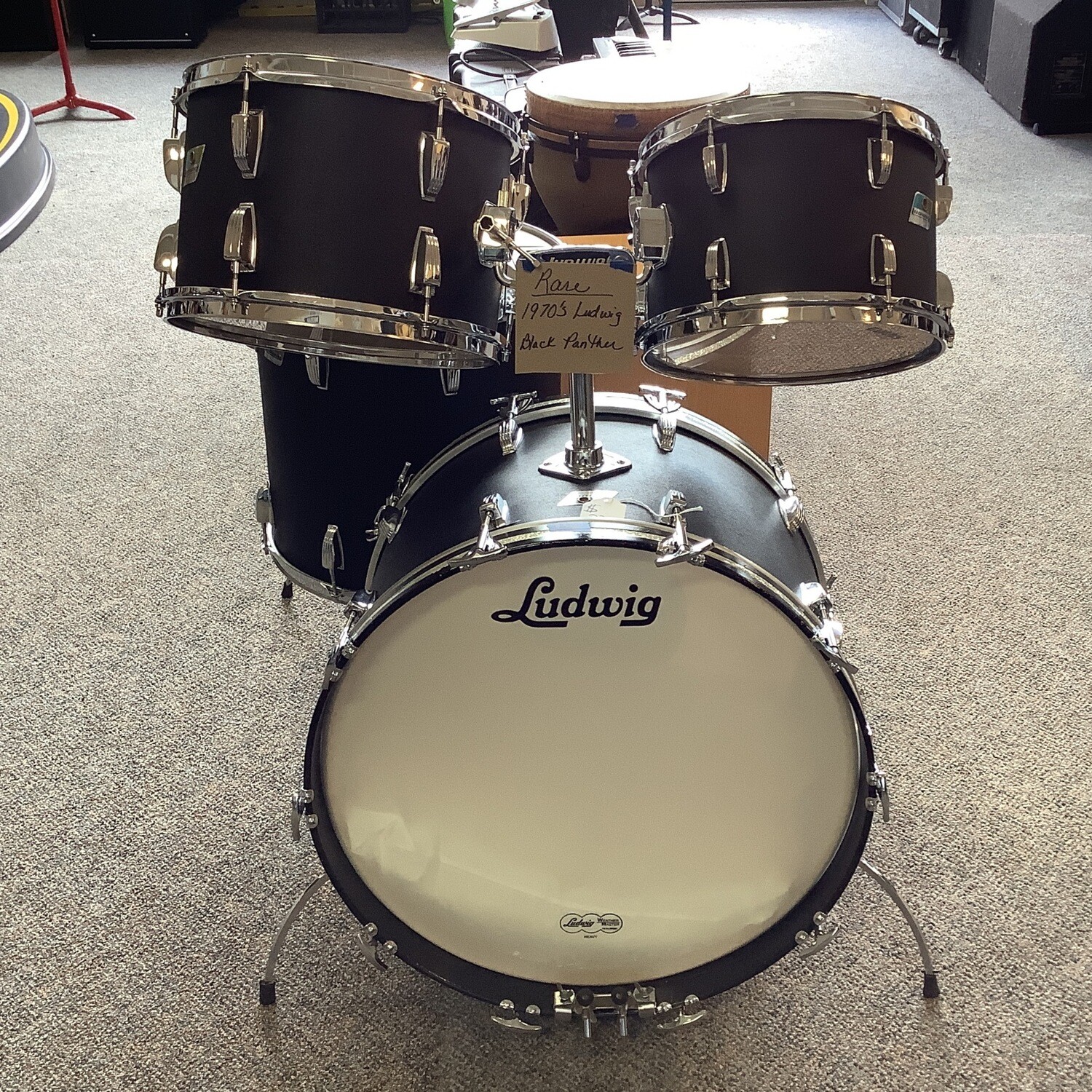 1970 4pc Ludwig Black Panther