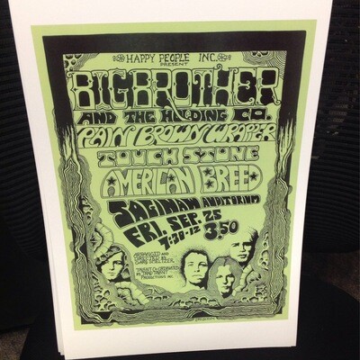 Dennis Preston Big Brother & The Holding Company Poster