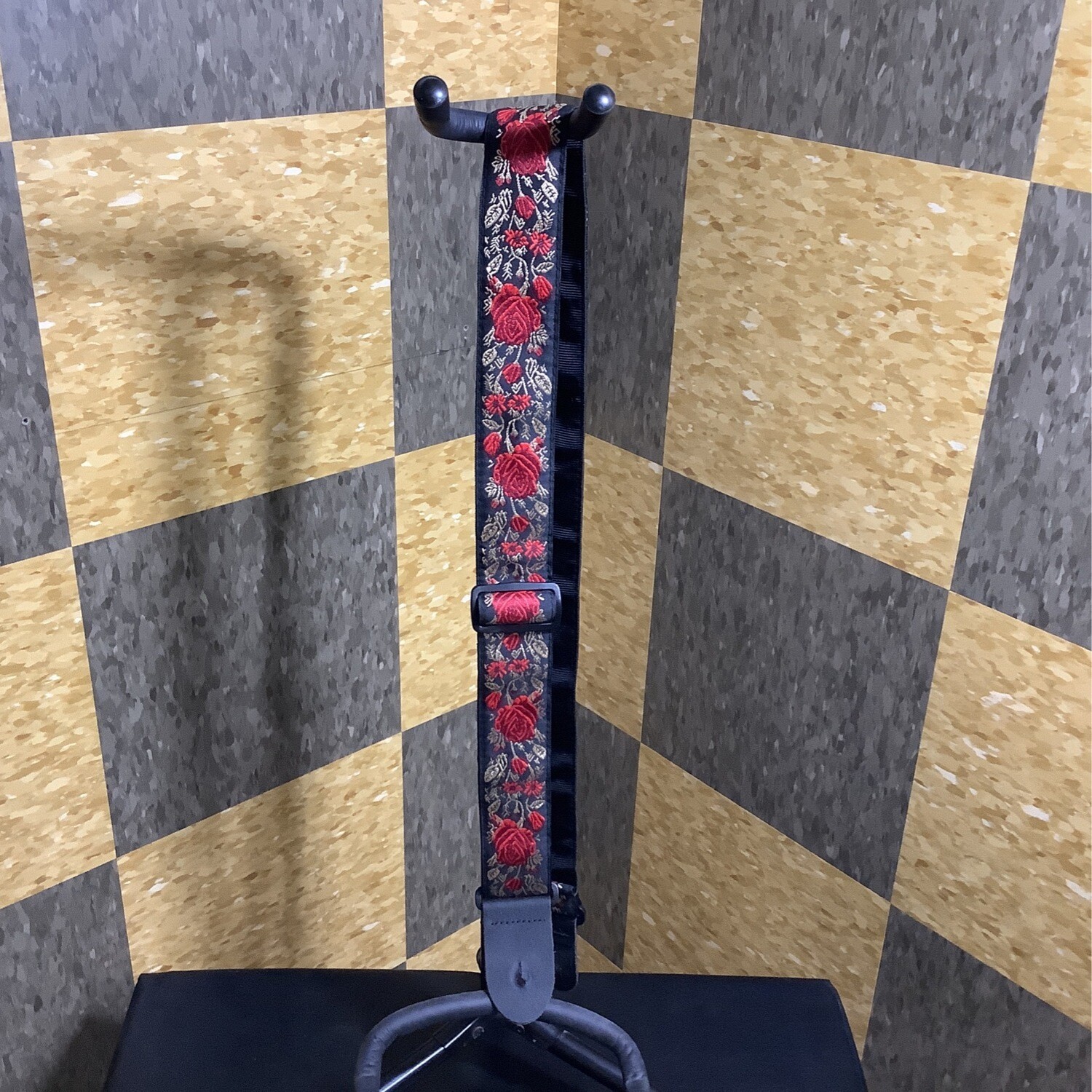 Rose Guitar Strap