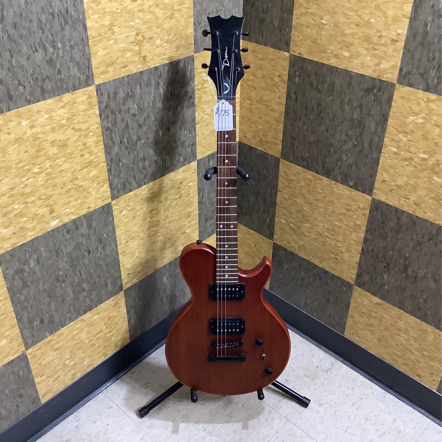 Dean Solid Cut Single Body Red Stain Guitar