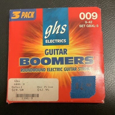 GHS Guitar Boomers 9-42 3-Pack