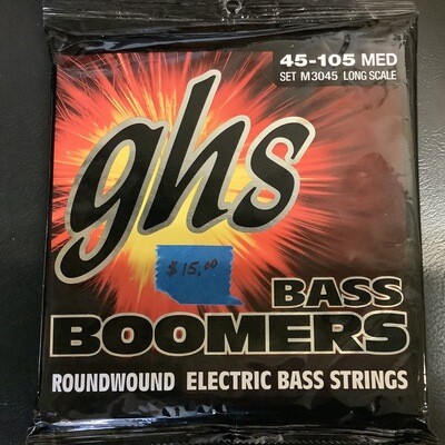 GHS 4-String Bass Boomers Long Scale 45-105