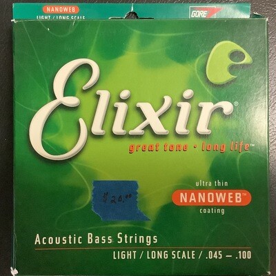 Elixir 4-String Acoustic Bass Ultra Then Nanoweb Light/Long Scale 45-100