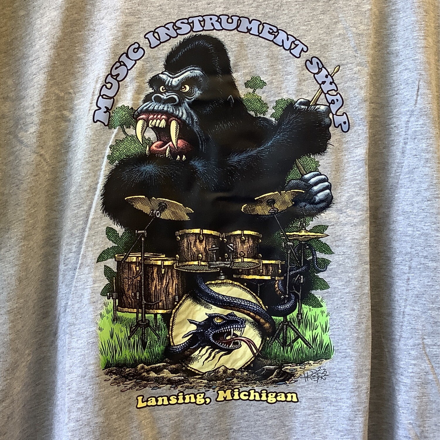 MIS Drum T-Shirt Medium