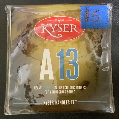 Kyser A13 Heavy Gauge Acoustic Bluegrass Strings