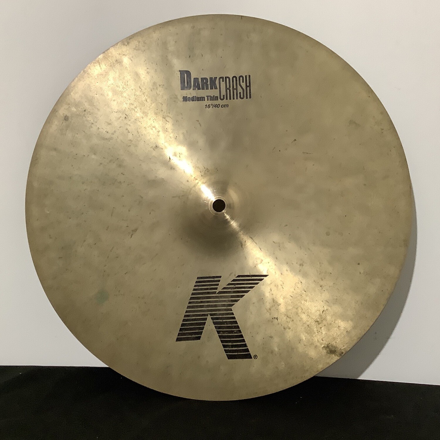 16" Zildjian K Dark Medium Thin Crash Cymbal
