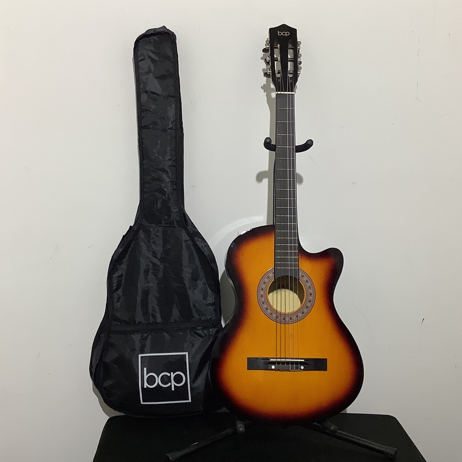 BCP Classical Nylon String Acoustic Guitar W/Bag - Sunburst